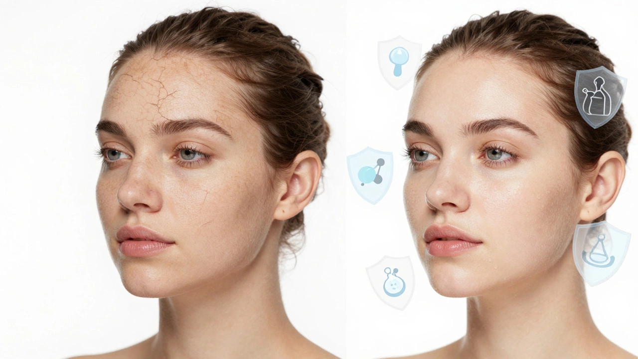 Преображение кожи от зимней сухости к летнему сиянию.